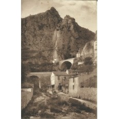 CPA: MENTON, Le Pont Saint-Louis, Années 1900.