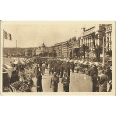 CPA: NICE, LA PROMENADE DES ANGLAIS, Années 1940.