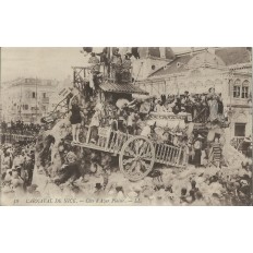 CPA: NICE, LE CARNAVAL. Animée. Années 1920. (13)