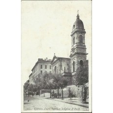 CPA: CORSE, AJACCIO, COURS NAPOLEON ET EGLISE ST.ROCH, ANNEES 1910.