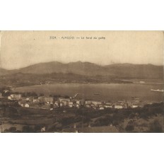 CPA: CORSE, AJACCIO, LE FOND DU GOLFE.