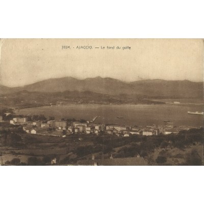 CPA: CORSE, AJACCIO, LE FOND DU GOLFE.