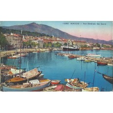 CPA: CORSE, AJACCIO, LES QUAIS, ANNEES 1930.