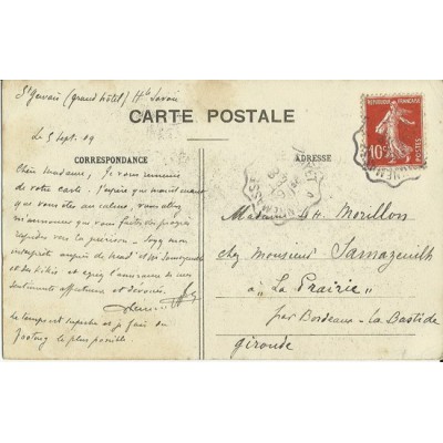 CPA: SAINT-GERVAIS-LES-BAINS.1909.