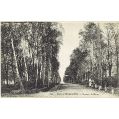 CPA - CAMP d'OBERHOFFEN - Route De La Marne - Années 1920