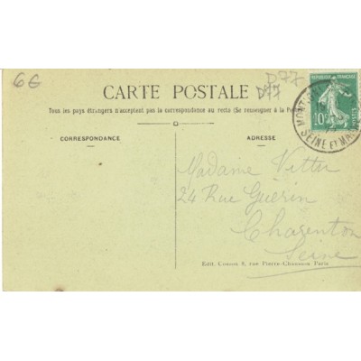CPA - MONTIGNY SUR LOING - Le Moulin Vu De La Rivière - Années 1920