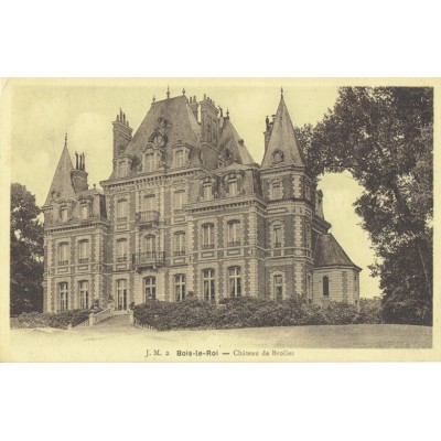 CPA - BOIS LE ROI - Château De Brolles - Années 1940