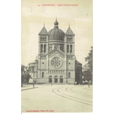 CPA - STRASBOURG - Eglise St Pierre Le Jeune - Années 1910