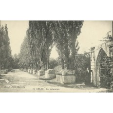 CPA: ARLES, LES ALISCAMPS, vers 1910.