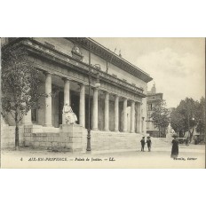 CPA: AIX-EN-PROVENCE, PALAIS DE JUSTICE, 1900.