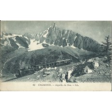 CPA: CHAMONIX, L'AIGUILLE DU DRU. Années 1930.