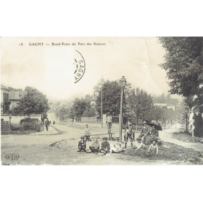 CPA - GAGNY - Rond Point Du Parc Des Sources - Années 1900