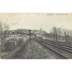 CPA - MEULAN - Vue Prise De La Gare - Années 1900