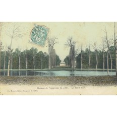 CPA - CHATEAU DE POMPONNE - Le Rond D'Eau - Années 1900