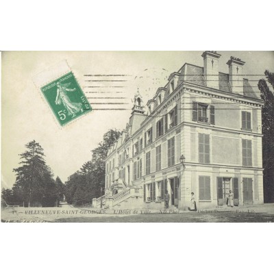 CPA - VILLENEUVE SAINT GEORGES - L'Hôtel De Ville - Années 1910