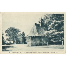 CPA: PAIMPONT. Ancienne et Nouvelle Chapelle des Forges, Années 1930