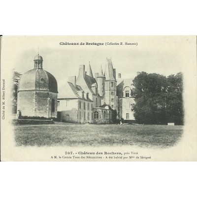 CPA: CHATEAU DES ROCHERS (près VITRE), Années 1900.