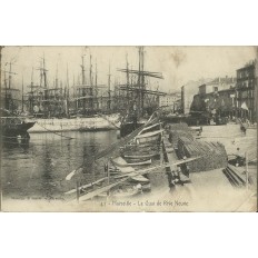 CPA: MARSEILLE, LE QUAI DE RIVE NEUVE, années 1900