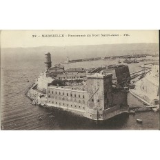CPA: MARSEILLE, PANORAMA FORT SAINT-JEAN, vers 1910