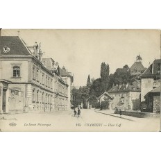 CPA: CHAMBERY, PLACE CAFF. Années 1900