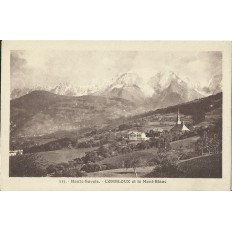 CPA: COMBLOUX ET LE MONT-BLANC. Années 1920.