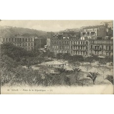 CPA: ALGERIE, ANNEES 1910. ORAN, PLACE DE LA REPUBLIQUE.