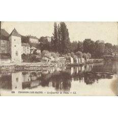 CPA: THONON-LES-BAINS. LE QUARTIER DE RIVES. Années 1910