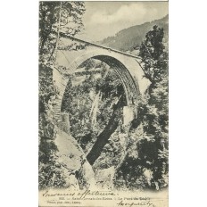 CPA: SAINT-GERVAIS-LES-BAINS. Le Pont du Diable, ANNEES 1900. HAUTE SAVOIE.