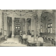 CPA: AIX-LES-BAINS. LE GRAND CERCLE, SALLE DE LECTURE. Années 1910.