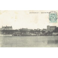 CPA - MONTEREAU - Quai Des Bordes - Années 1900