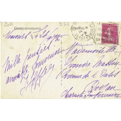 CPA - NEMOURS - Rocher Gréau, La Selle Arabe - Années 1920