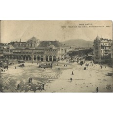 CPA - NICE, Boulevard Mac-Mahon en 1910.