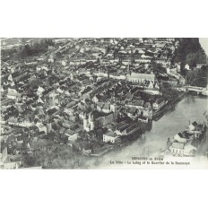 CPA - NEMOURS - La Ville, Le Loing & Le Quartier De La Saussaye - Années 1910