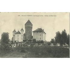 CPA: ANNECY. LES GORGES DU FIER. CHATEAU DE MONTROTTIER .Années 1900.