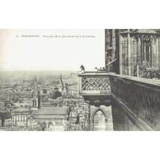 CPA - STRASBOURG - Vue Prise De La Plate Forme De La Cathédrale - Années 1930