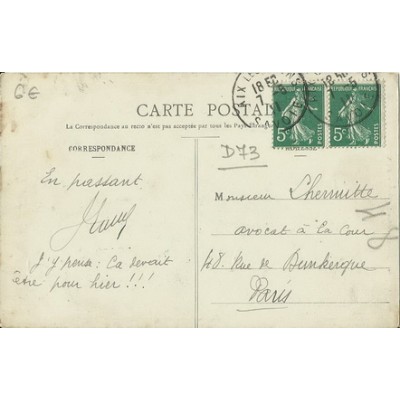 CPA: SAVOIE, COSTUME, ENVIRON D'AIX-LES-BAINS. ANNEES 1910.