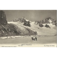 CPA: LE GLACIER D'ARGENTIERES, vers 1900.