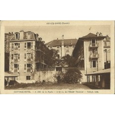 CPA: AIX-LES-BAINS. COTTAGE-HOTEL, A COTE DE LA POSTE. Années 1930.