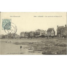 CPA: PARAME. UNE PARTIE DE LA DIGUE, vers 1900