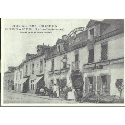AGRANDISSEMENT CPA 1900: GUERANDE, HOTEL DES PRINCES
