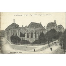 CPA: RENNES. LE LYCEE-HOPITAL MILITAIRE N°1, Années 1900.