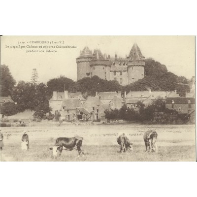 CPA: COMBOURG, LE CHATEAU (prés), vers 1920