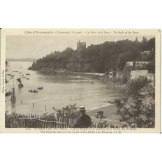 CPA: SAINT-SERVAN, L'Anse Murphi et le Chateau de la Roche aux Mouettes, vers 1910