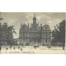 CPA: SAINT-SERVAN, L'HOTEL de VILLE, vers 1910