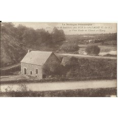 CPA: MUR-DE-BRETAGNE,Vallée de Poulancre, Vieux Moulin, vers 1900