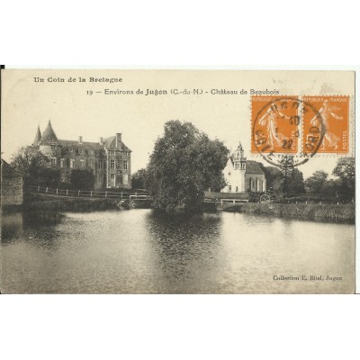 CPA: JUGON (environs), Chateau de Beaubois, vers 1920