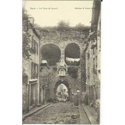 CPA: DINAN, La Porte du Jerzual, vers 1900