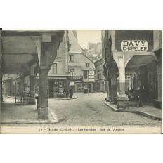 CPA: DINAN, Les Porches, rue de l'Apport, vers 1900