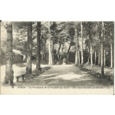 CPA: DINAN, La Promenade de la Fontaine des Eaux, vers 1910