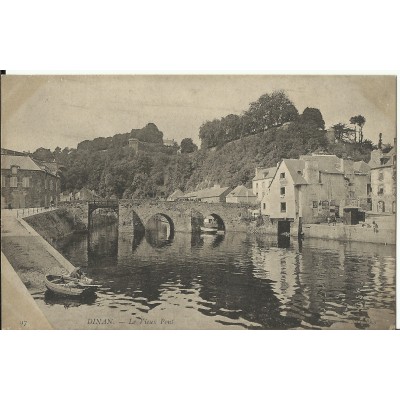 CPA: DINAN, Le Vieux Pont, vers 1910